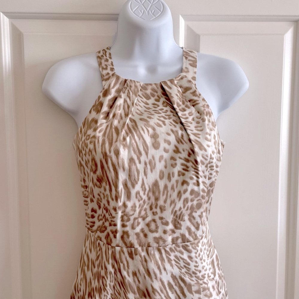 CALVIN KLEIN Leopard Print Cotton Summer Dress 🐆